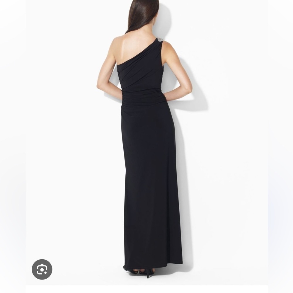 New - Snejana One Shoulder Evening Gown - Picture 3 of 8
